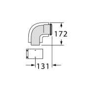 303910 Vaillant Отвод 87, 60/100 РР Vaillant