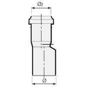 Переход эксцентрический D40x32 Sinikon